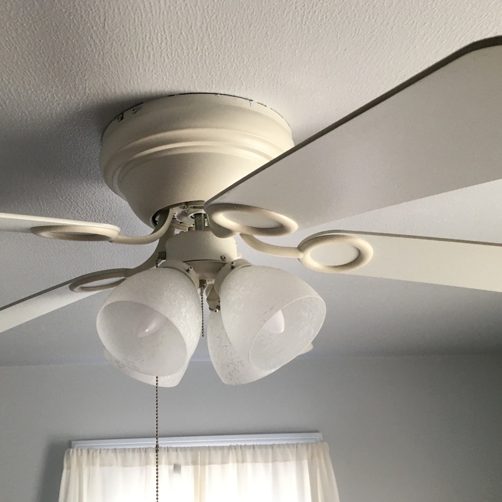 Hunter sconces - white frosted. In box 4
